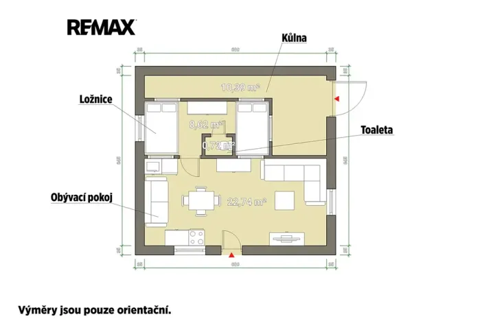 Prodej chaty, Úlice, 42 m2