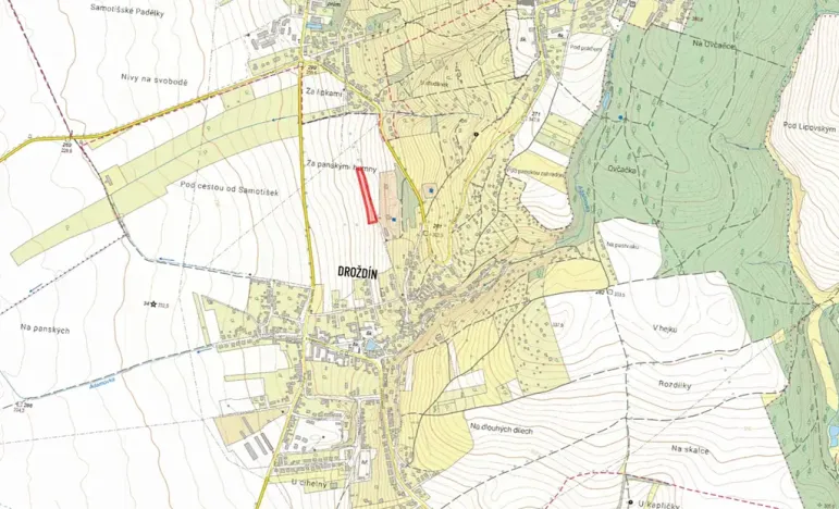 Prodej pole, Olomouc, 4633 m2