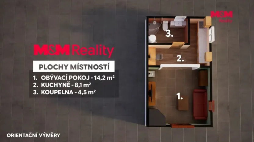 Prodej chaty, Velké Popovice, 27 m2