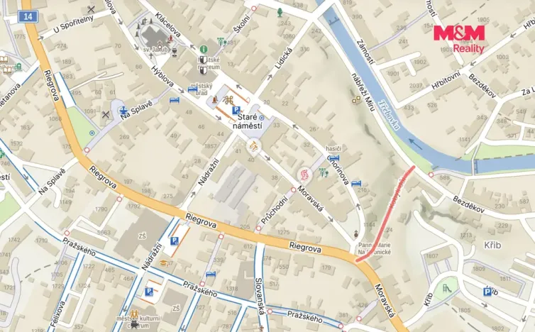 Pronájem garáže, Česká Třebová, 22 m2