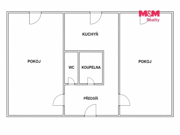 Pronájem bytu 2+1, Frýdek-Místek - Frýdek, Slezská, 53 m2