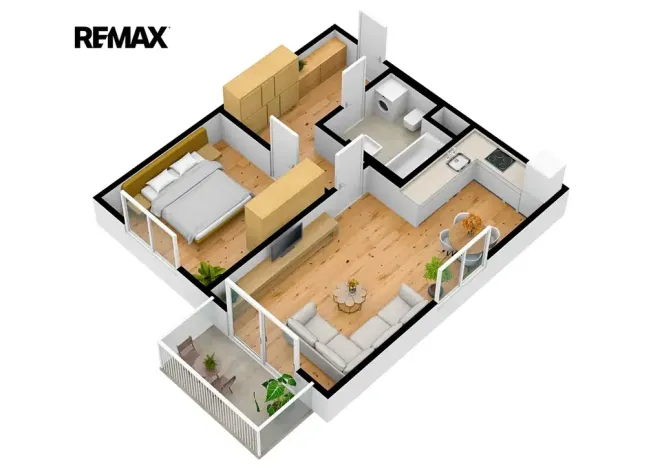 Pronájem bytu 2+kk, Praha - Hodkovičky, Šífařská, 57 m2