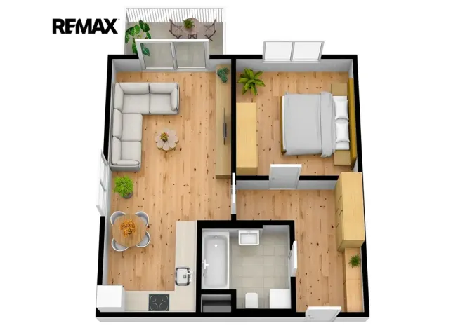 Pronájem bytu 2+kk, Praha - Hodkovičky, Šífařská, 57 m2