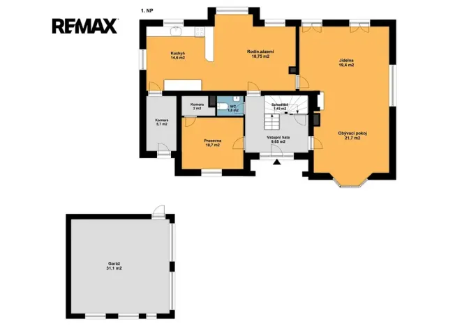 Pronájem rodinného domu, Praha - Nebušice, Na Malé Šárce, 302 m2