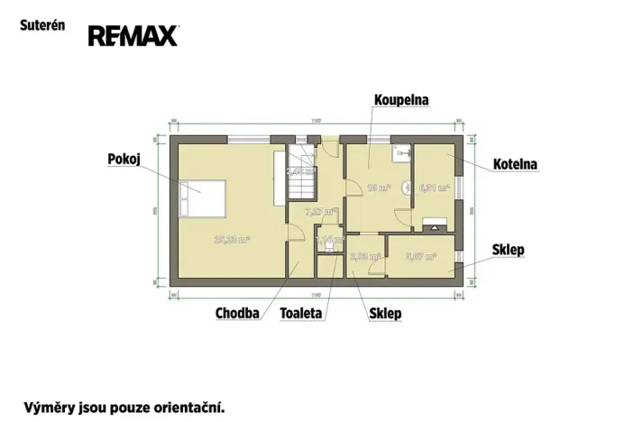 Prodej rodinného domu, Kladruby, Husova, 131 m2