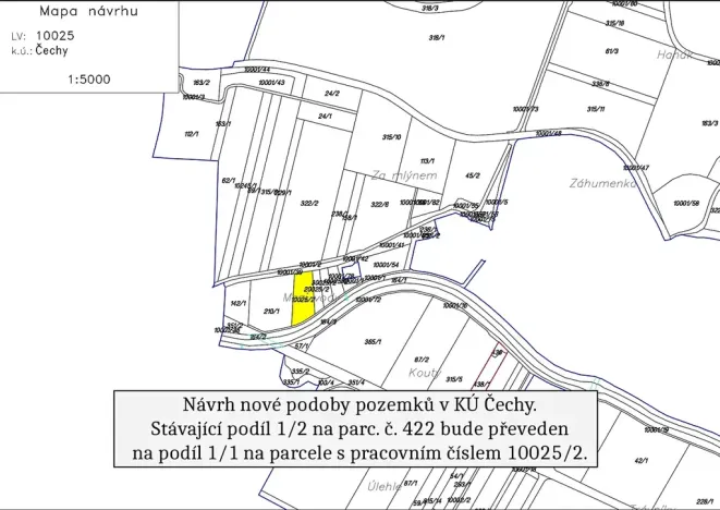 Prodej pole, Čechy, 4134 m2