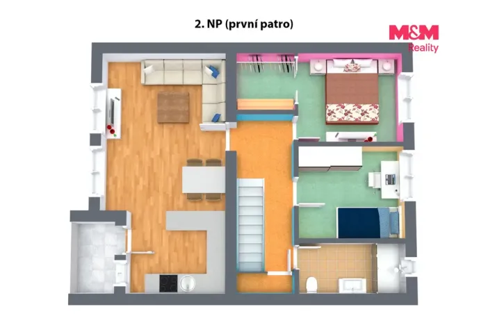 Prodej rodinného domu, Horní Slavkov, Kounice, 94 m2