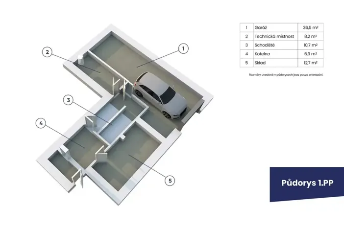 Pronájem rodinného domu, Kosoř, Školská, 380 m2