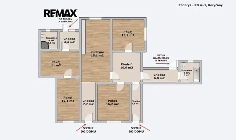 Prodej rodinného domu, Koryčany, Lhotka, 150 m2