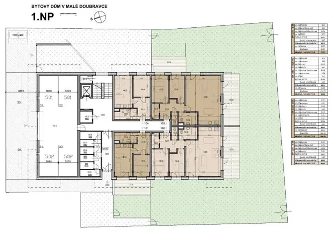 Prodej bytu 2+kk, Plzeň, V Malé Doubravce, 40 m2