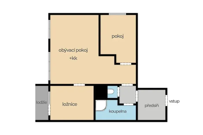 Prodej bytu 3+kk, Praha - Kobylisy, Třeboradická, 68 m2