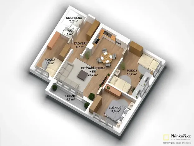 Prodej bytu 4+kk, Brno, Josefy Faimonové, 82 m2