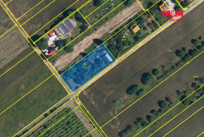 Prodej zahrady, Brno, Sokolnická, 1272 m2
