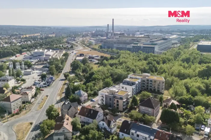 Pronájem bytu 1+kk, Plzeň - Skvrňany, Na Průhonu, 40 m2
