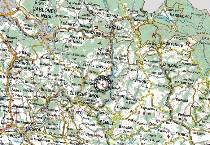 Prodej louky, Jílové u Držkova, 7808 m2
