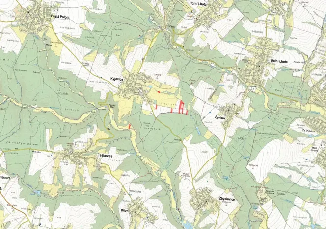 Prodej pole, Kyjovice, 29700 m2