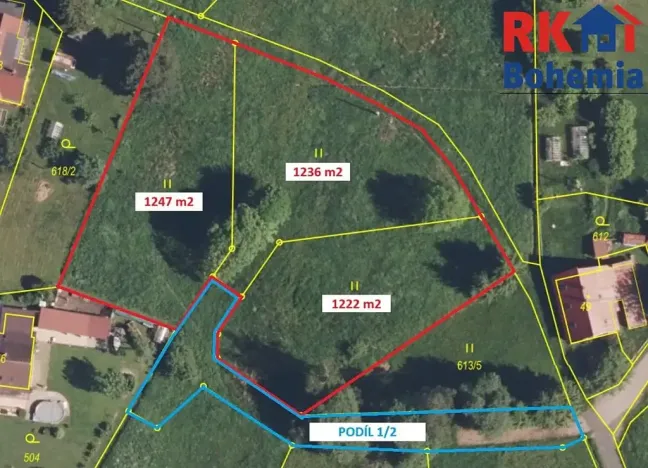 Prodej pozemku pro bydlení, Žacléř, 1222 m2
