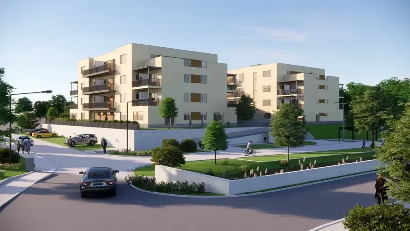Pronájem bytu 1+kk, Slavkov u Brna, Nerudova, 40 m2