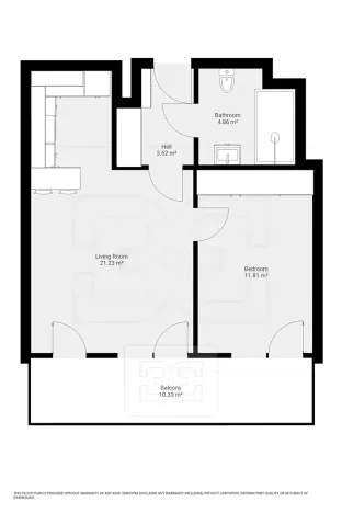 Pronájem bytu 2+kk, Praha - Hlubočepy, Novotného, 47 m2