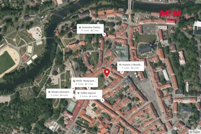 Prodej bytu 2+1, Cheb, Jakubská, 48 m2