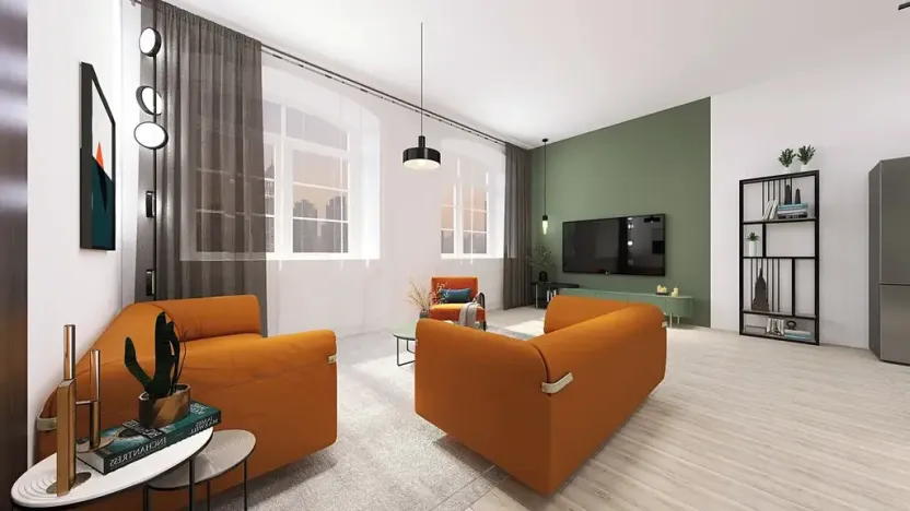 Pronájem bytu 2+kk, Jihlava, Křižíkova, 96 m2