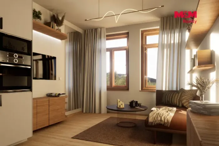 Prodej bytu 2+kk, Praha - Smíchov, Grafická, 37 m2