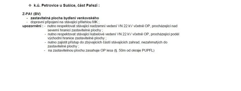 Prodej pozemku, Petrovice u Sušice - Pařezí, 4773 m2