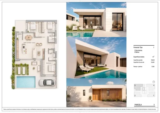 Prodej vily, Pilar de la Horadada, Španělsko, 124 m2