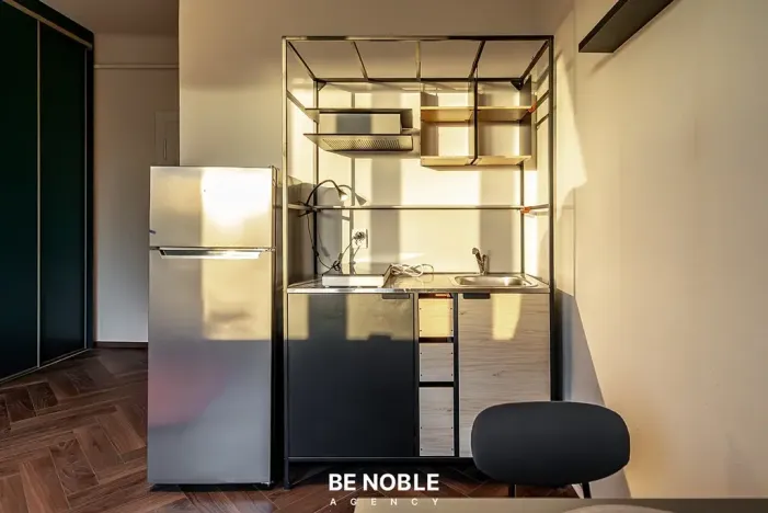 Pronájem bytu 1+kk, Praha - Holešovice, Tovární, 31 m2