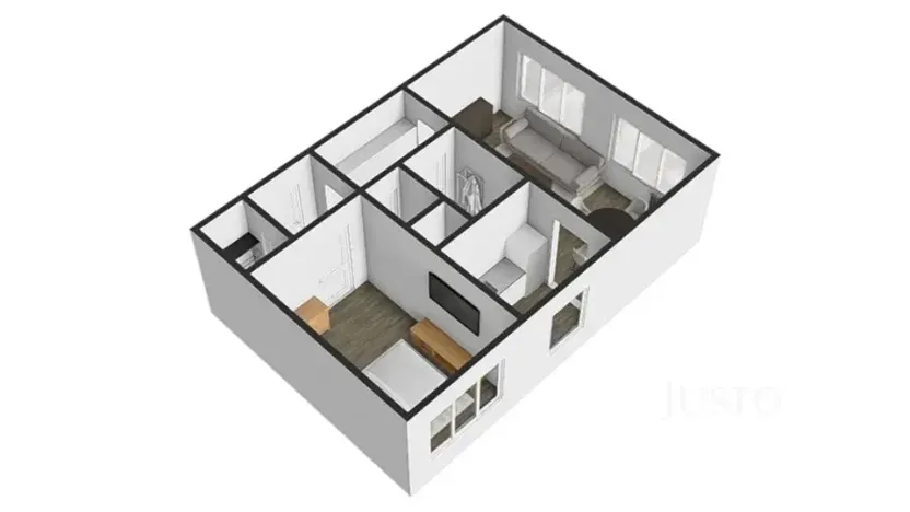 Prodej bytu 2+1, Praha - Kobylisy, Šimůnkova, 46 m2