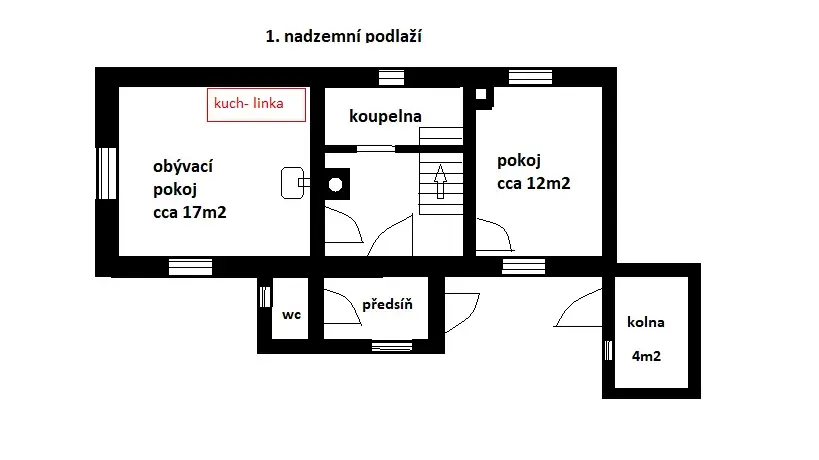 Prodej rodinného domu, Plaňany, 85 m2