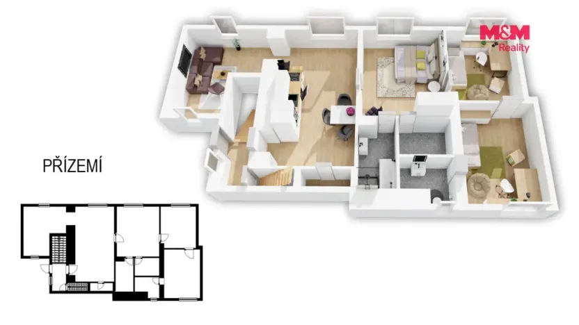 Prodej činžovního domu, Dobrovice, Václavská, 230 m2