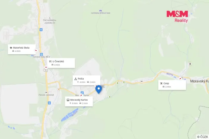 Pronájem bytu 2+1, Červená Voda, 55 m2