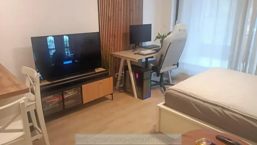 Pronájem bytu 1+kk, Praha - Vinoř, 32 m2
