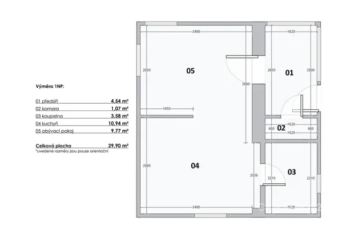 Prodej chaty, Poříčí nad Sázavou, Potočiny, 41 m2