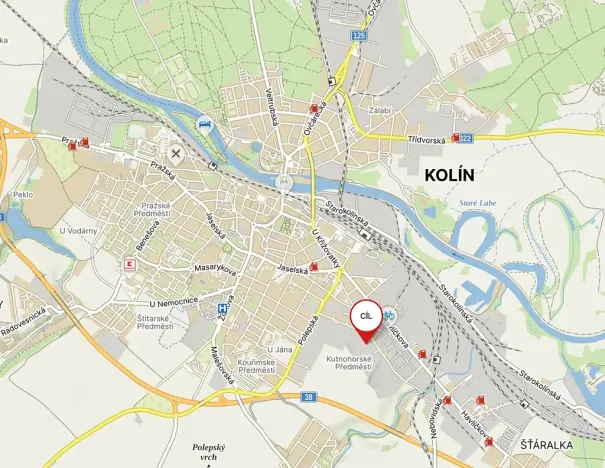Pronájem skladu, Kolín, Plynárenská, 7700 m2