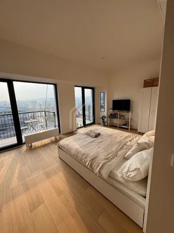 Pronájem bytu 1+kk, Praha - Holešovice, V háji, 36 m2