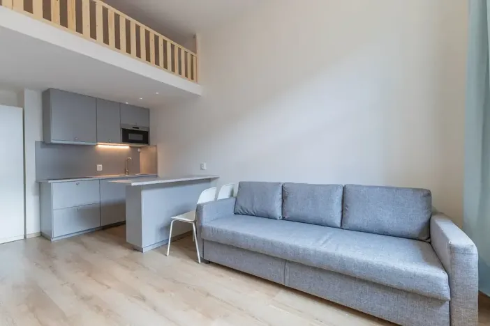 Pronájem bytu 1+kk, Praha - Holešovice, Na Maninách, 27 m2