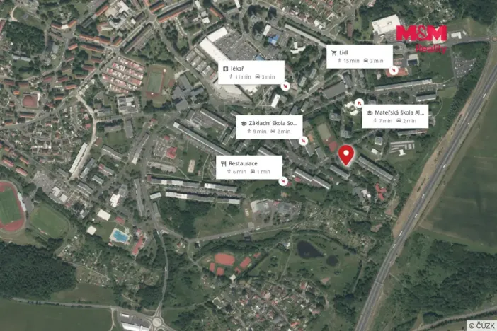Prodej bytu 3+1, Sokolov, Slavíčkova, 60 m2