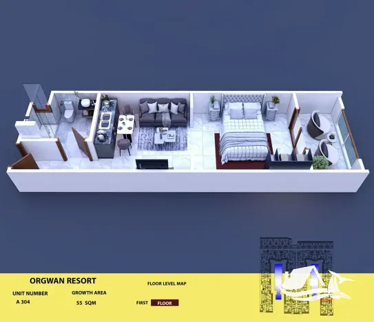 Prodej bytu 2+kk, Hurghada, Egypt, 50 m2