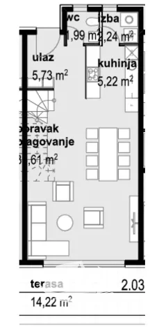 Prodej bytu 5+kk, Privlaka, Chorvatsko, 197 m2
