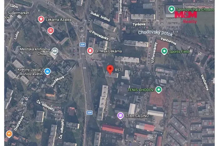 Pronájem bytu 2+1, Chodov, U Porcelánky, 57 m2
