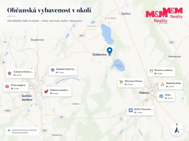 Prodej zahrady, Golčův Jeníkov - Sirákovice, 603 m2