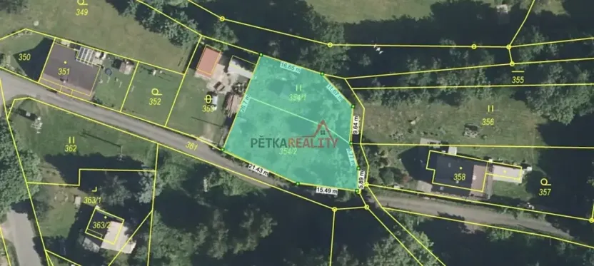 Prodej pozemku pro bydlení, Jindřichovice pod Smrkem, 829 m2
