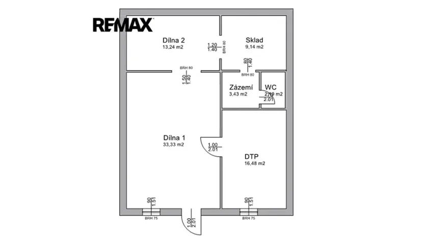 Pronájem obchodního prostoru, Frýdek-Místek, Třebízského, 180 m2