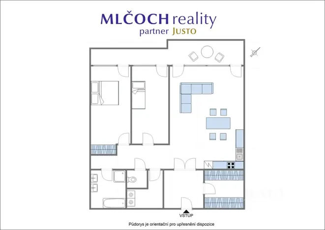 Pronájem bytu 3+kk, Brno, Mezírka, 112 m2