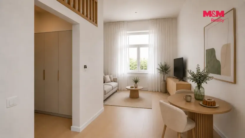 Prodej bytu 1+kk, Roudnice nad Labem, Rvačov, 28 m2