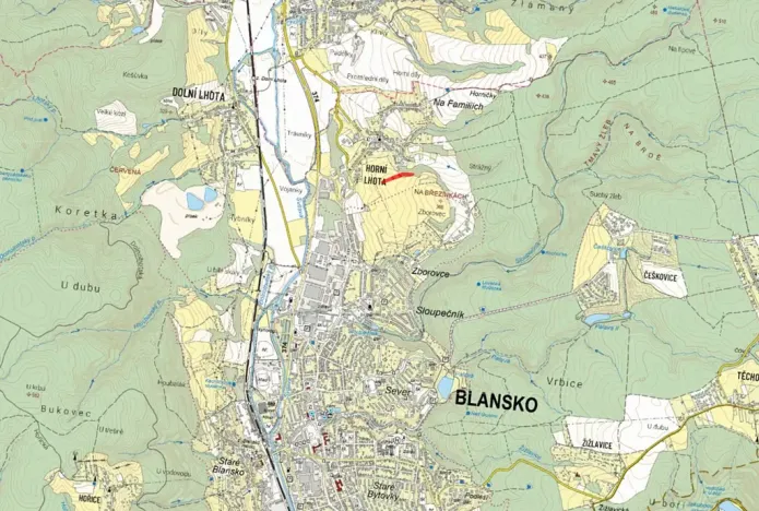 Prodej pozemku pro bydlení, Blansko, 2837 m2