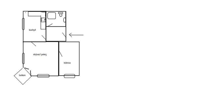Pronájem bytu 2+1, Teplice, Jankovcova, 72 m2