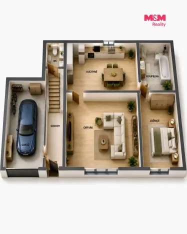Prodej rodinného domu, Hruška, 160 m2